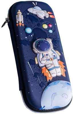 rvmart Astronaut Pencil Case Pencil Pouch R500 Geometry Box(Multicolor)