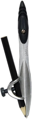 Maped Study Mechanical Pencil Compass 199230 2pc Set Geometry Box(Silver)