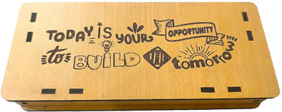 Tzaar Today Is Your Opportunity To Build The Tomorrow Wooden Geometry Box(Yellow)