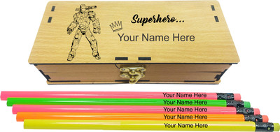Tzaar Kids Customized Name Geometry M-2 Geometry Box(Yellow)