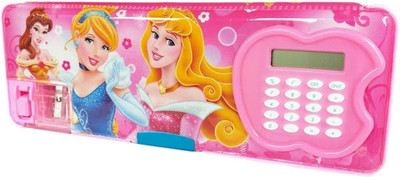 knob Princess geometry box for girls with calculator good for gifts Geometry Box(Pink)