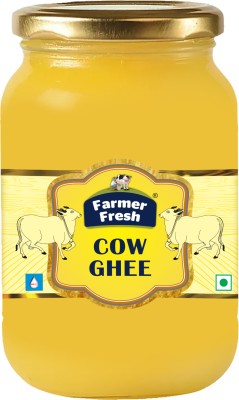 Farmer Fresh Cow Ghee 500ml Glass Jar – Pure, Nutrient-Rich and Easy to Digest 500 ml Mason Jar