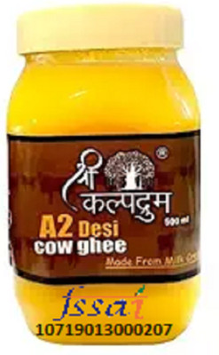 Shree Kalpadruma A2 cow ghee for health Ghee better digestion Desi benefits Pure and natural Ghee Plastic Bottle(500 ml)