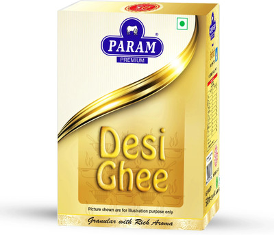 PARAM Desi Ghee with Rich Aroma, Made from 100% Fresh Milk Ghee Tetrapack(500 g)