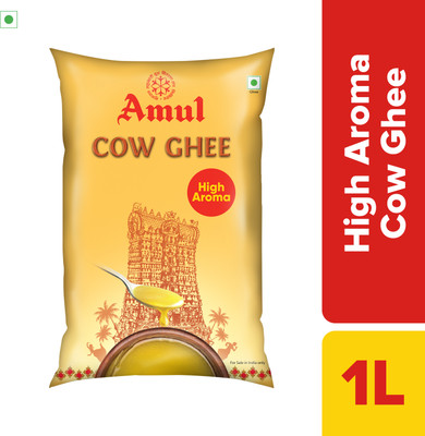 Amul High Aroma Ghee 1 ltr Pouch Pouch(1 L)