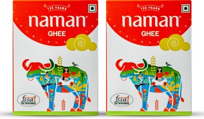 NAMAN Desi Ghee - Pure, Natural & Tasty Ghee Ghee 500 ml Tetrapack(Pack of 2)