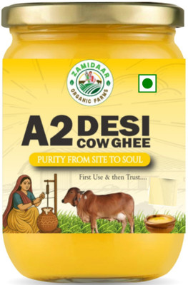 zamidaar organic farms C 0.5 Ghee Glass Bottle(500 g)
