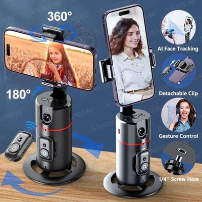 EVAAENTERPRISES Hand Gesture Control P02 Gimbal 2 Axis Gimbal for Mobile(700 g)