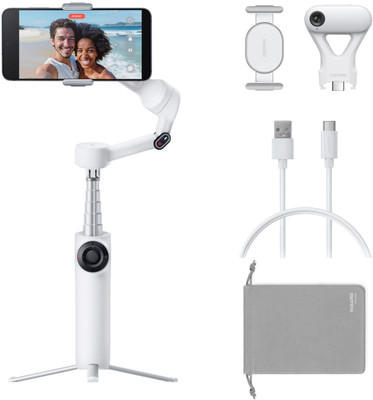 Insta360 Flow 2 AI Tracker Bundle 3 Axis Gimbal for Mobile(130-300GM)