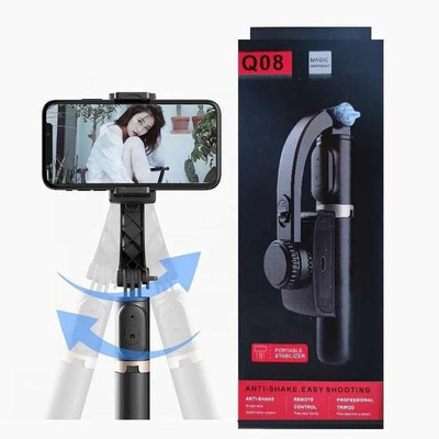 Jaggo Lal smooth Q08 GIMBAL-360 degree rotate 3 Axis Gimbal for Mobile, Camera(3kg)