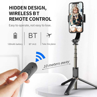 EVAAENTERPRISES Q08 Gimbal Stabilizer for Photo/Video Shoot 3 Axis Gimbal for Mobile, Camera(3kg)