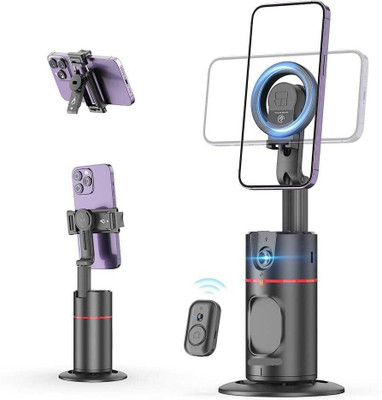 EVAAENTERPRISES P02 Gimbal Selfie Stick with A.I. Auto Face Tracker 2 Axis Gimbal for Mobile, Camera(5kg)