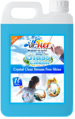 Tier enterprises Powerful glass cleaner that removes dust leaving your surfaces spotless(1 L)