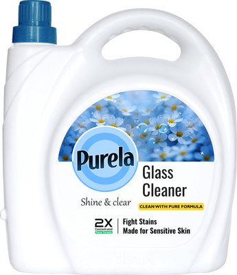 PURELA Super Shine Glass and Surface Cleaner Liquid Spray Non-Toxic(5 L)