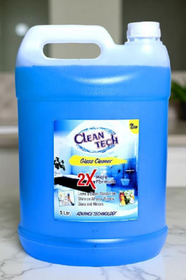Clean Tech Glass Cleaning Solution | High-Performance Glass Surface Cleaner for Home(5 L)