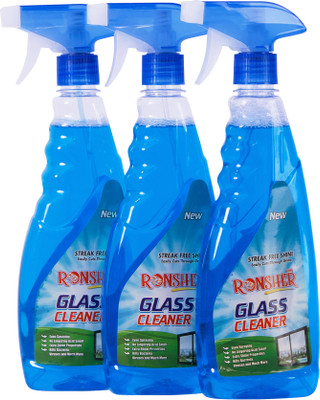 RONSHER Glass Cleaner Pack of 3(2 x 750 ml)