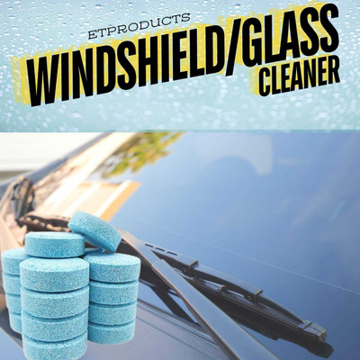 etproducts windshield Glass Cleaner Tablets (pack of 20)(20 x 5 g)