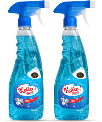 MS GROUP Glass Cleaner & Mirror Cleaner Spray Pack(2 x 500 ml)