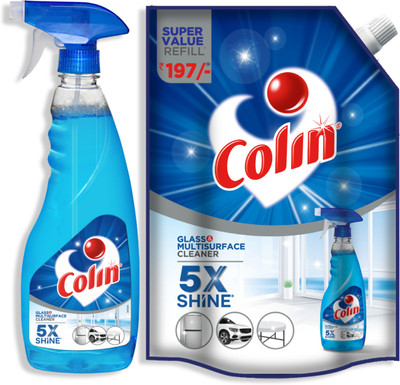 Colin Glass and Surface Cleaner Refill 1000ml with Spray 500ml(1500 ml)