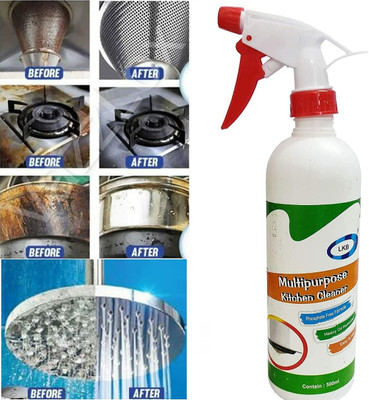JAYDEEP ENTERPRISE Cleaner Oil & Grease Stain Remover Stove & Chimney Cleaner Spray Kitchen Cleaner(500 ml)