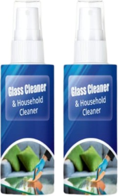 H K GROUP Glass Cleaner Household Shine Booster, Glass & Multi-Surface Cleaner(2 x 110 ml)