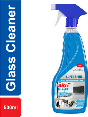 SCHETCH Super Shine Glass Cleaner Spray and Surface Cleaner(500 ml)