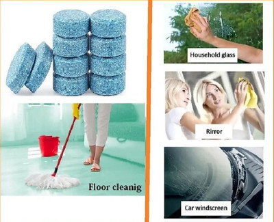 Securemove 10PCS/ 1 set Car Wiper Detergent Tablets Washer auto Windshield Cleaning Tools(10 x 1 g)