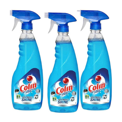 Colin Glass and table surface Cleaner Liquid Spray | best Multi Surface Cleaner(3 x 500 ml)