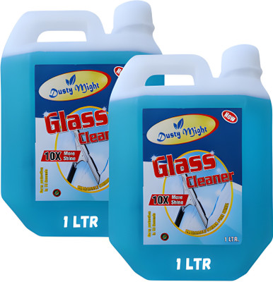 Dusty Might Glass Cleaner Multi-surface Cleaner With Shine Boosters Elements For Regular Use(2 x 1 L)