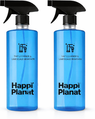 Happi Planat Tap Cleaner & Limescale Remover and Kitchen Cleaner Combo(2 x 500 ml)