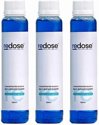 Redose Glass & Multisurface Gel Concentrated Refill Pack of 3 (1.5 LTR) | 500ML x 3 |(3 x 500 ml)