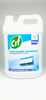 Cif PRO GLASS CLEANER CONCENTRATE 5 L X PACK OF 1(5 L)
