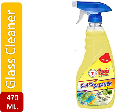 Vaaiz Glass Cleaner & Surface Cleaner with Green Lemon Power and Green Lemon Fragrance(470 ml)