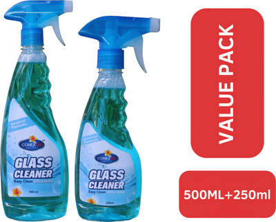 CONEXON Glass Cleaner 500ml + Glass Cleaner 250ml Combo Pack(2 x 375 ml)
