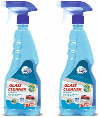 CLEANBUDDY Clean Buddy Glass and Surface Cleaner Liquid Spray pack of 2(2 x 250 ml)