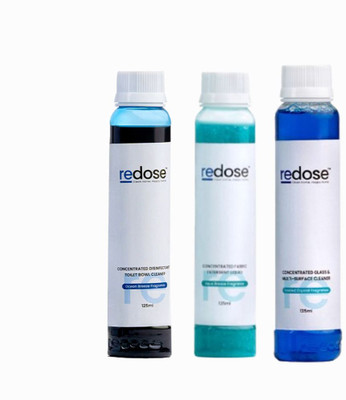 Redose Multi-surface Cleaning Combo|Toilet Cleaner|Fabric Detergent|Home Cleaning set(3 x 500 ml)