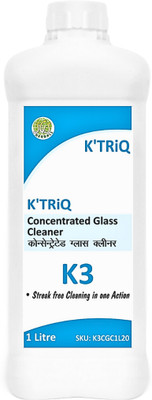 K'TRiQ Glass Cleaner | Removes fingerprints and smudges | Mirror Glass | Safe to clean(1 L)