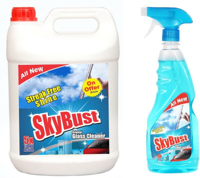 SkyBust advanced glass cleaner shine booster(2 x 2750 ml)