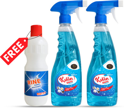 MS GROUP Glass Cleaner & Mirror Cleaner Spray Pack(2 x 500 ml)