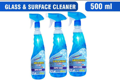 ramsang Glass Cleaner | Glass and Surface Cleaner Liquid Spray |500 Ml Pack of 3(3 x 166.67 ml)