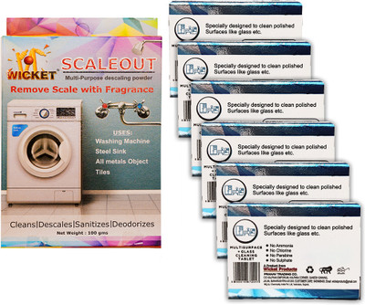 wicketproduct Scaleout & Glass Cleaner Tablet(7 x 19.43 g)