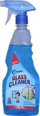 EROSKET Glass Cleaner | 5X Tough Action for Streak-Free Shine, Cleans Mirrors(500 ml)