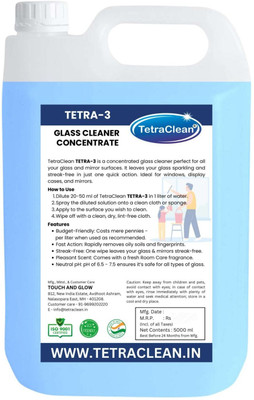 TetraClean Glass Cleaner I The Ultimate All-Purpose Glass Cleaner for a Sparkling Finish(5000 ml)