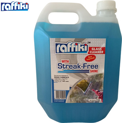 raffiki Glass Cleaner With Streak Free Formula & Effective Cleaning(5000 ml)