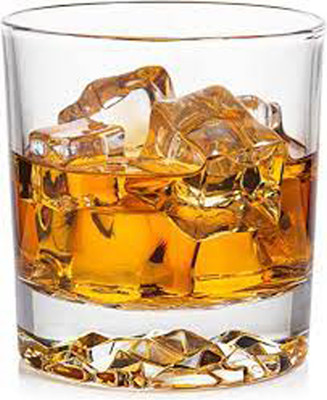 MRIYANGNI (Pack of 6) KRSHV32 Glass Set Whisky Glass(300 ml, Glass, Clear)