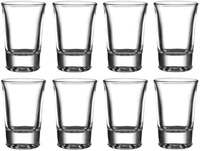 AFAST (Pack of 8) Party Perfect Glasses/ Mug: Making Every Moment Unforgettable Glass Set Shot Glass(30 ml, Glass, Clear)