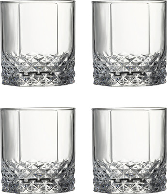 PASABAHCE (Pack of 4) 1004537GP4 Glass Set Whisky Glass(315 ml, Glass, Clear)