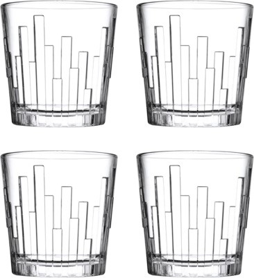 PASABAHCE (Pack of 4) 1204318GP4 Glass Set Whisky Glass(300 ml, Glass, Clear)