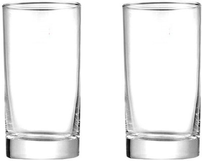 1st Time (Pack of 2) New Stylish Transparent Drinking Glass - GH47 Glass Set Water/Juice Glass(250 ml, Glass, Clear)