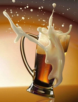 Convoke (Pack of 2) Set of 2 Beer Mug Glasses 510 ml Transparent with Handle Strong Glass Set Whisky Glass(510 ml, Glass, Clear)